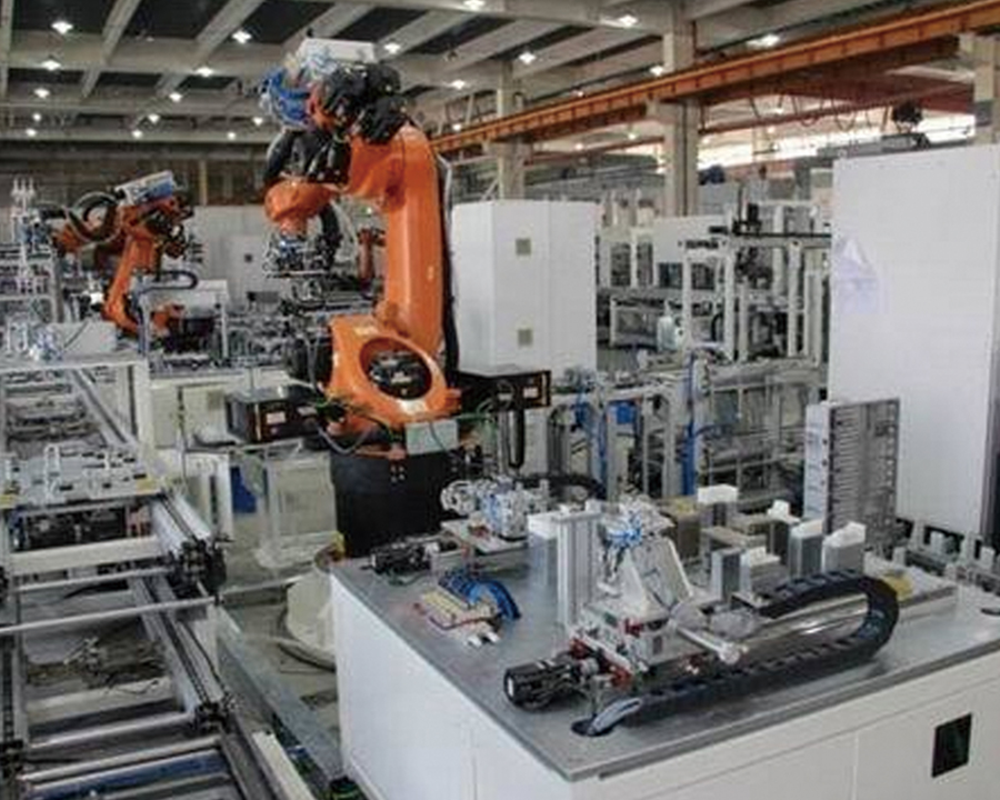 電気自動車コントローラ組立検査・梱包ライン